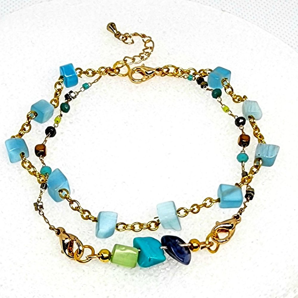 Double Strand Tiger Eye Bracelet